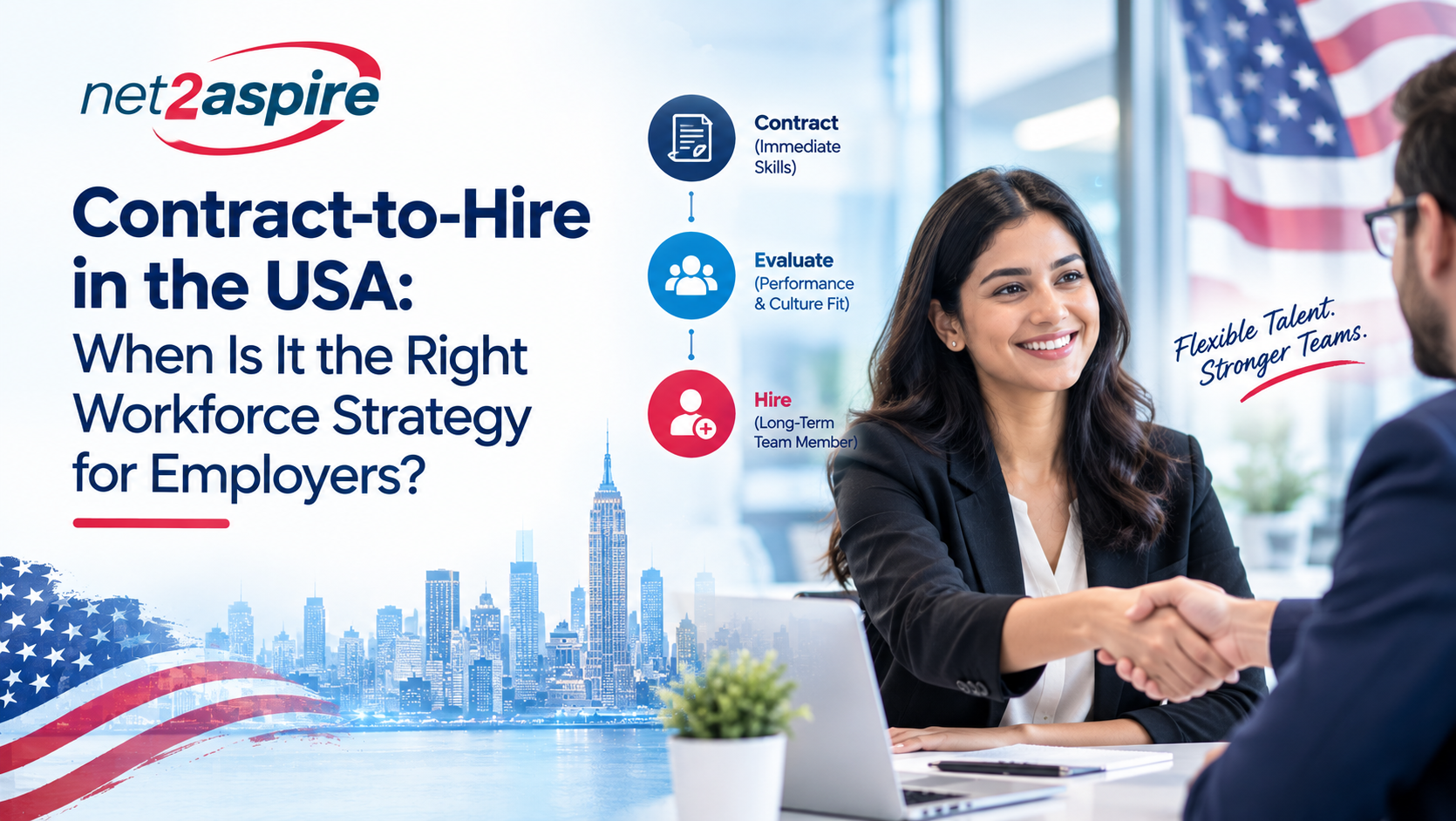 Net2Aspire is the best staffing agency in USA